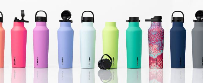 Corkcicle Series A 20oz Sport Canteen - Dopamine Floral