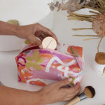 Load image into Gallery viewer, Mindful Marlo Box Makeup Bag - Ivy