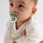 Load image into Gallery viewer, Bibs Pacifier Clip - Blush/ivory