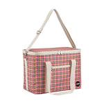 Load image into Gallery viewer, Kollab Picnic Bag Pink Houndstooth