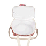 Load image into Gallery viewer, Kollab Picnic Bag Pink Houndstooth