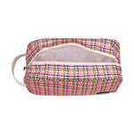 Load image into Gallery viewer, Kollab Travel Bag Pink Houndstooth