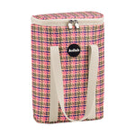 Load image into Gallery viewer, Kollab Wine Cooler Bag Pink Houndstooth
