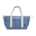 Load image into Gallery viewer, Kollab Tote Bag Blue Check