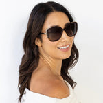 Load image into Gallery viewer, Locello Bronte Polarised Sunglasses - Tortoiseshell Gold Brown