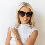 Load image into Gallery viewer, Locello Mackenzie Polarised Sunglasses - Ombre Plum Brown