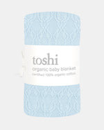 Load image into Gallery viewer, Toshi Organic Blanket Bowie /bluebird