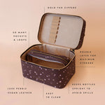 Load image into Gallery viewer, Fox & Fallow Wisteria Vanity Case - 'the Classic'