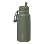 Load image into Gallery viewer, B.box 1l Insulated Flip Top Drink Bottle Olive