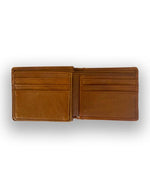 Load image into Gallery viewer, Mens Republic Leather Wallet And Keyring Set - Brown