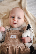 Load image into Gallery viewer, Nana Huchy Mini Clover The Cow Rattle - Black