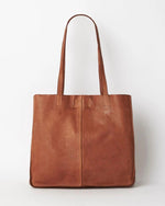 Load image into Gallery viewer, Juju & Co Baby Unlined Tote Cognac
