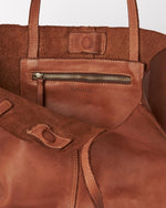 Load image into Gallery viewer, Juju & Co Baby Unlined Tote Cognac