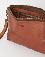 Load image into Gallery viewer, Juju & Co Monterey Crossbody Cognac