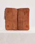Load image into Gallery viewer, Juju & Co Large Capri Wallet Tan