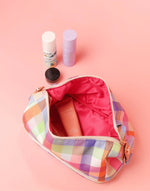 Load image into Gallery viewer, The Somewhere Co Cherry Jam Cosmetic Bag
