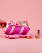 Load image into Gallery viewer, The Somewhere Co Flowerburst Cosmetic Bag