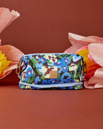 Load image into Gallery viewer, The Somewhere Co Pansy Patch Cosmetic Bag