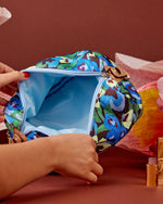 Load image into Gallery viewer, The Somewhere Co Pansy Patch Cosmetic Bag