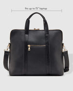Load image into Gallery viewer, Louenhide Rhodes Laptop Bag Black