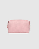 Load image into Gallery viewer, Louenhide Lucinda Woven Cosmetic Case - Pink
