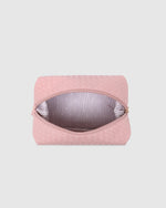 Load image into Gallery viewer, Louenhide Lucinda Woven Cosmetic Case - Pink