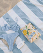 Load image into Gallery viewer, Louenhide Carly Pouch - Canvas Lemon Print