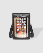 Load image into Gallery viewer, Louenhide Frankie Phone Crossbody Bag Black