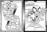 Load image into Gallery viewer, Spidey And His Amazing Friends - 32pp Colouring Book - Glow Webs Glow