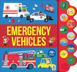 Load image into Gallery viewer, 10-button Sound Book - Emergency Vehicles