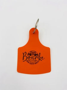 Keyring Cattle Tag Bourke Nsw