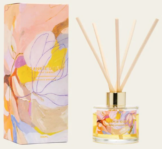 Elevate Your Home With the Frankie Gusti Artist Series Japanese Honeysuckle Diffuser