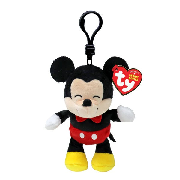 Ty Mickey Mouse Beanie Babies Clips Disney