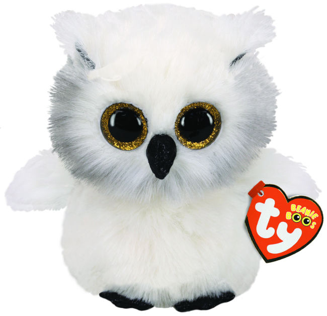 Ty Beanie Boos Austin - Owl White Reg