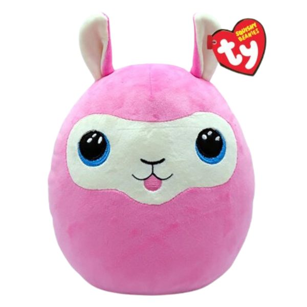 Ty Squishy Beanies Lana - Pink Llama Squish 25cm