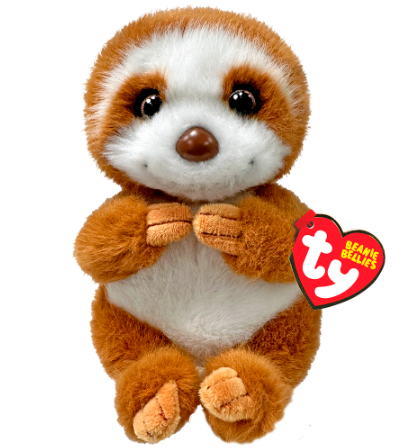 Ty Beanie Bellies Stella - Brown Sloth Reg