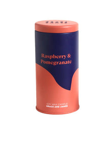 Grace & James Raspberry & Pomegranate 70 Hour Candle