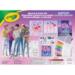 Load image into Gallery viewer, Crayola Kpop Demon Hunters Sketch &amp; Colour Kit
