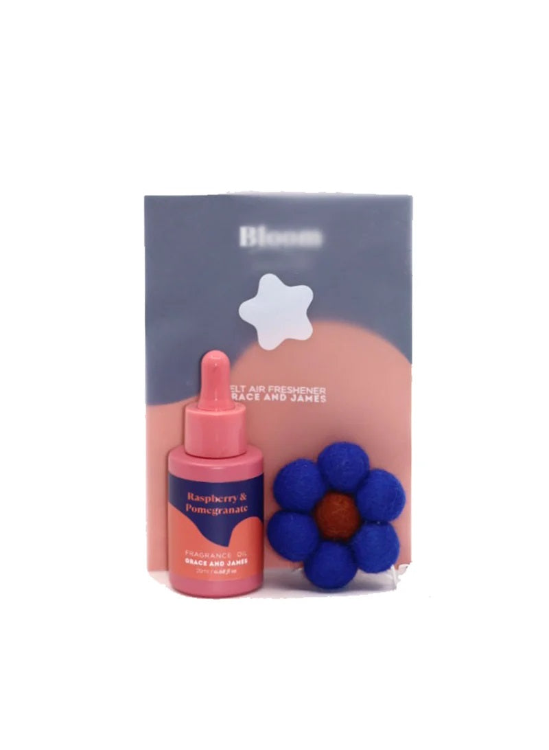 Grace & James Raspberry & Pomegranate Felt Air Freshener