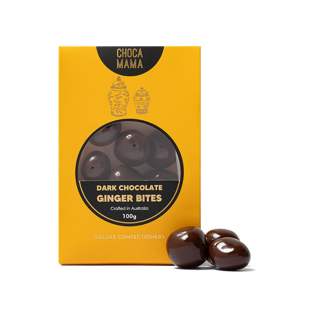 Chocamama Dark Chocolate Ginger 100g