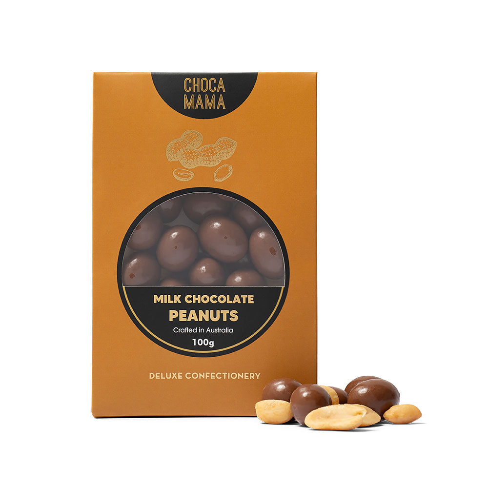 Chocamama Milk Chocolate Peanuts 100g