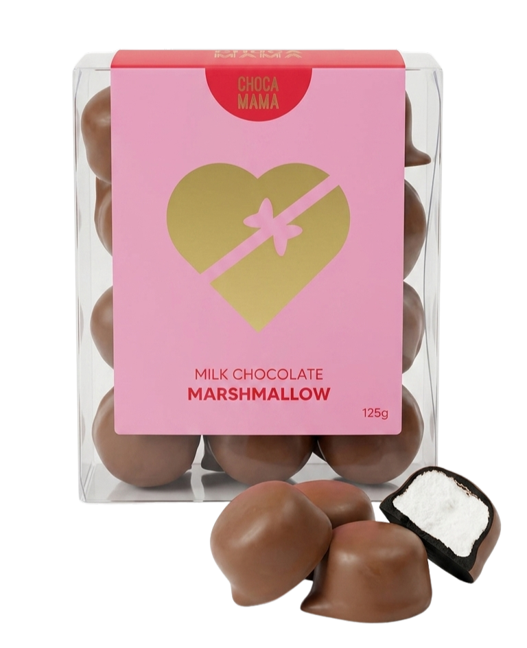 Chocamama Milk Chocolate Marshmallow Gift Tray 125g