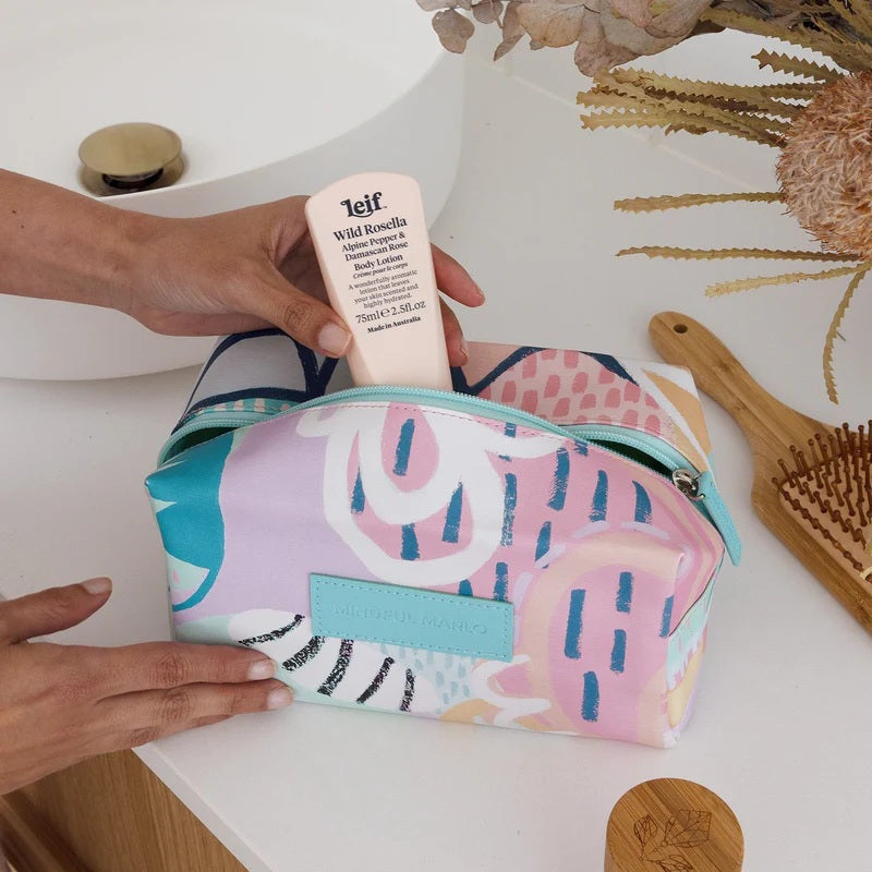Mindful Marlo Box Makeup Bag - Haven