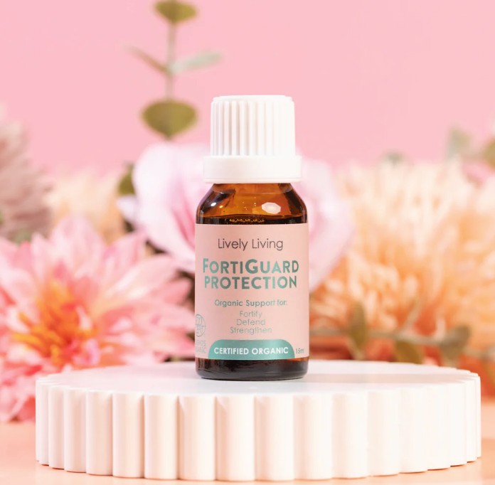 Lively Living Fortiguard Protection Certified Organic Essential Oil Blend 15ml