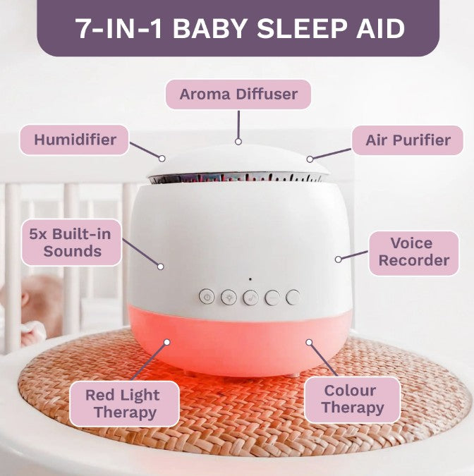 Lively Living Aroma Snooze 7 In 1 Sleep Aid Humidifier - Blue