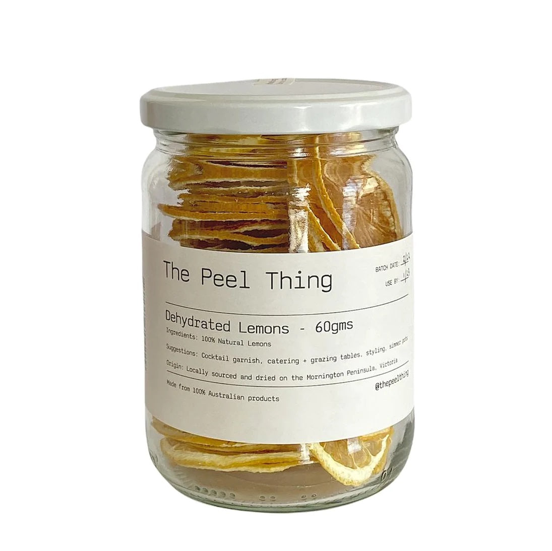 The Peel Thing Natural Dehydrated Lemons 60g