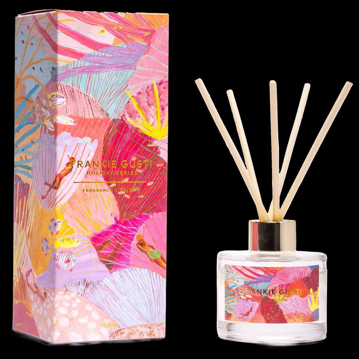 Frankie Gusti Holiday Series Diffuser - Coral Bloom