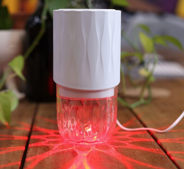 Lively Living Aroma Petal Diffuser I- Ivory White
