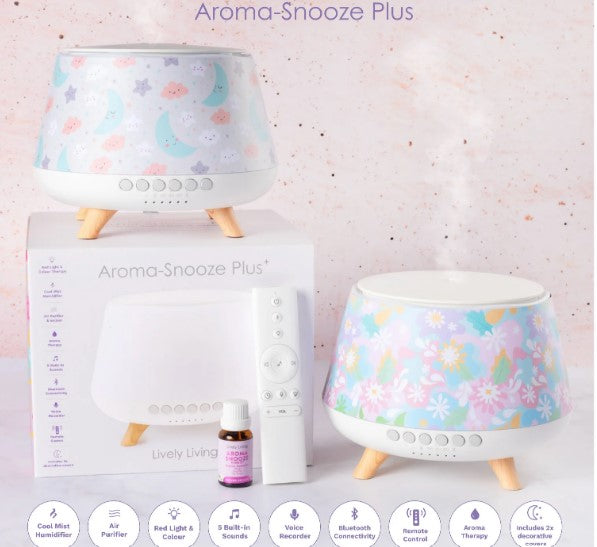 Lively Living - Aroma Snooze Plus + Organic Snooze Oil