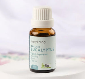 Lively Living Eucalyptus Organic Essential Oil 15ml